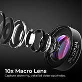 HD Mobile Macro Lens Kit with CPL Filter – Clip-On
